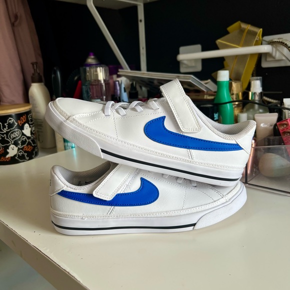 Nike Other - Nike Court Legacy Kids Sneakers Blue Stripe